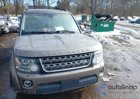 2016 Land Rover Lr4 из США, поврежденный, VIN SALAG2V62GA793484